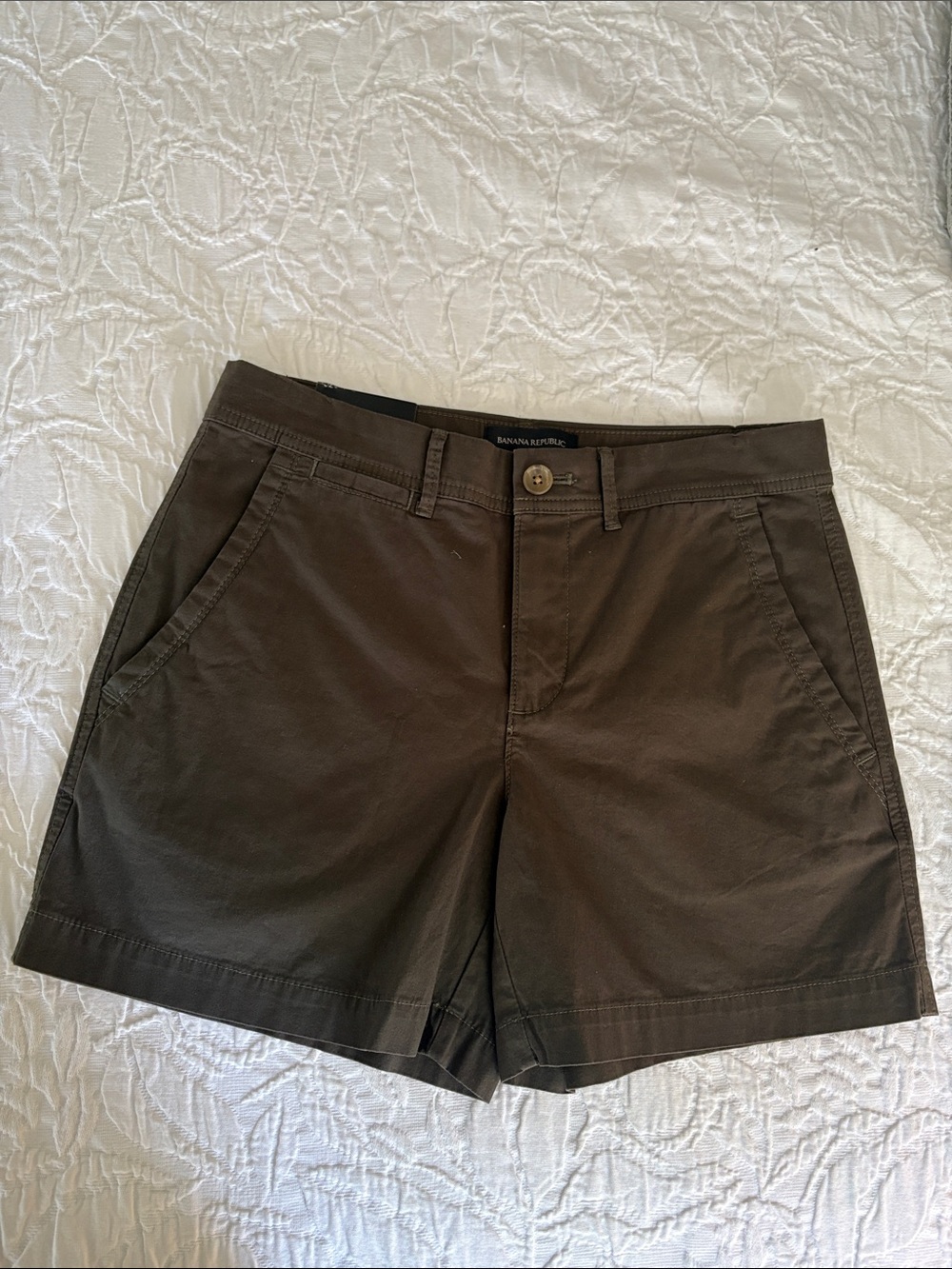 Banana Republic Women's Olive Brown Casual Shorts